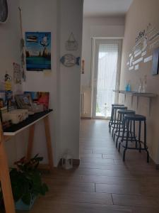 Kuchyň nebo kuchyňský kout v ubytování B&B Un posto al Sole