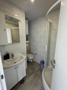 Koupelna v ubytování Apartments Vinko