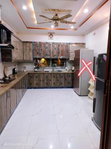 A kitchen or kitchenette at 2 bedroom Independent house Valencia town Lahore