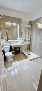 Koupelna v ubytování Grand Hotel Baroc