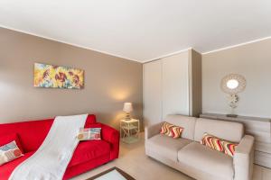 Istumisnurk majutusasutuses Vue imprenable sur le lagon, appartement 1ch 4p