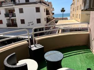 Balkón nebo terasa v ubytování Apartamentos Calypso Altamar