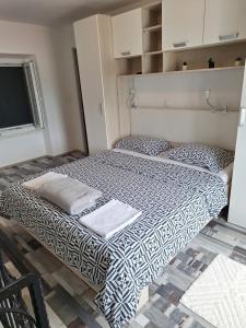 Postel nebo postele na pokoji v ubytování Makol