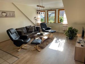 Posezení v ubytování wunderschöne "Ferienwohnung-Simmerath" Eifel NordEifel Nationalpark