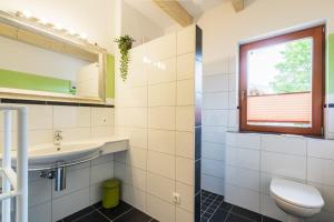 Kúpeľňa v ubytovaní Schönes Apartment Prägant