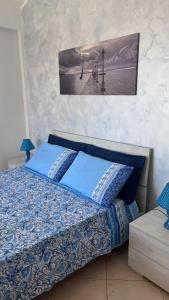 Postel nebo postele na pokoji v ubytování Holiday House Villa AleGiù Marzamemi