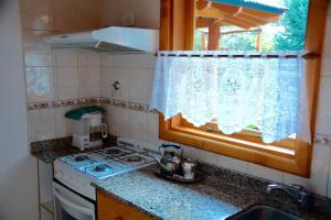 Kuchyň nebo kuchyňský kout v ubytování Apart Hotel del Pellin