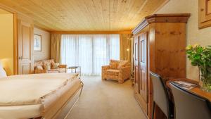 Posezení v ubytování Chalet Kisseye by Zermatt Premium Apartments + 37 fotografií