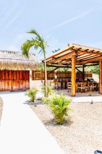 Restaurace v ubytování Atenea Holbox
