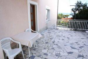 Balkón nebo terasa v ubytování One-Bedroom Apartment Crikvenica 14