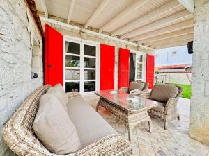Posezení v ubytování Alaçatı Köyiçi Agrilia House