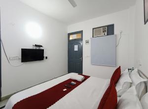 TV a/nebo společenská místnost v ubytování Hotel Hauz Khas Fort View
