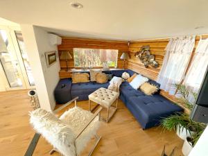 Chalet, Oasis et vue mer,proxi circuit Paul Ricardにあるシーティングエリア
