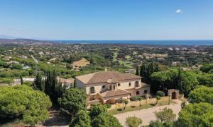 an aerial view of a house at Casa Ceylan Luxury 8 Bed Villa with Sea, Golf & Mountain Views in Sotogrande