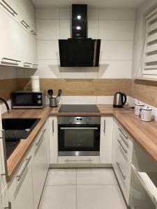 Η κουζίνα ή μικρή κουζίνα στο Apartament VADUZ