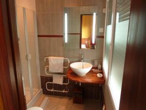 Koupelna v ubytování Kactus Lodge