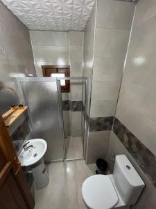 Koupelna v ubytování Ayder Paradise Otel