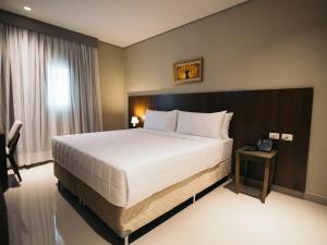 Zielo Hotel tesisinde bir odada yatak veya yataklar