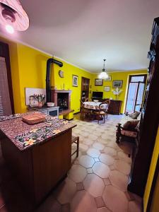 TV a/nebo společenská místnost v ubytování Casa zia Lidia