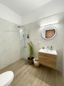 Phòng tắm tại Thali central apartment with parking