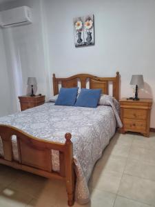 Postel nebo postele na pokoji v ubytování Apartamento Cayetano