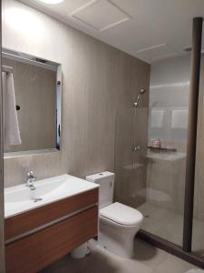 Koupelna v ubytování Hotel Ming Shen