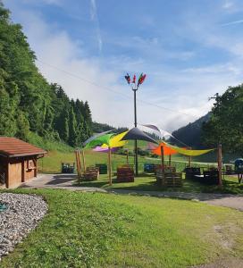 Herní místnost nebo prostor pro děti v ubytování Tirol in Balin - La Stua