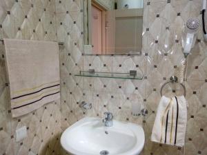 Koupelna v ubytování Apartman Gačić