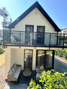 Balkon lub taras w obiekcie Apartamenty Piasek i Słońce