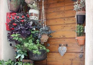 A garden outside Antica Dimora Julia