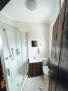 Kúpeľňa v ubytovaní O Moinho de Vale da Mó