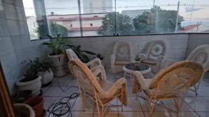 Ban công/sân hiên tại São João Campina Grande