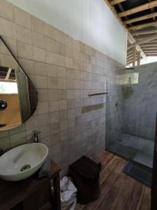Kupatilo u objektu Finca La Selvita