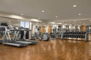Fitness centrum a/nebo fitness zařízení v ubytování Levatio Suites Muscat, a member of Radisson Individuals