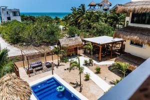 Bazén v ubytování Atenea Holbox nebo v jeho okolí