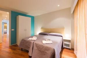 Llit o llits en una habitació de Casa Soto Del Ebro