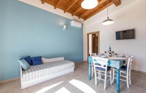 TV a/nebo společenská místnost v ubytování Casa Muzzi Blu