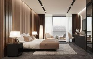Ένα ή περισσότερα κρεβάτια σε δωμάτιο στο DAYSTAR Hotel
