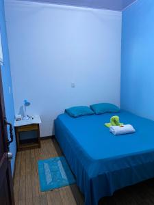 Кровать или кровати в номере Cabinas Mitchaelle's
