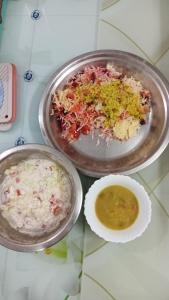度假屋内部或周边提供的食物
