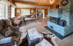 Χώρος καθιστικού στο Beautiful Home In Øyer With Wifi