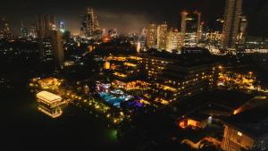 科伦坡景观或在酒店看到的城市景观