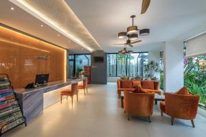 Een TV en/of entertainmentcenter bij Aree Tara Ao Nang Krabi
