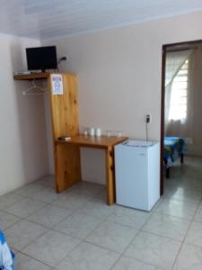 Kuchyň nebo kuchyňský kout v ubytování Puerto Vargas lodge