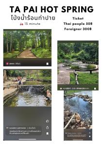 a screenshot of the taa pa hot spring website at ใจแปงโฮมสเตย์ Jaipang Homestay in Pai