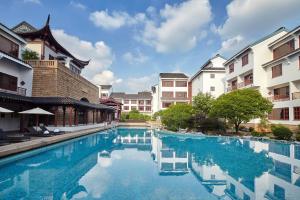 苏州吴宫泛太平洋酒店(含4A级盘门景区畅游）内部或周边的泳池