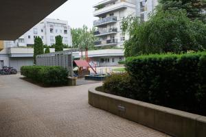 Vonkajšia záhrada v ubytovaní Przytulny apartament na Brzasku