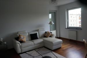 Posedenie v ubytovaní Przytulny apartament na Brzasku