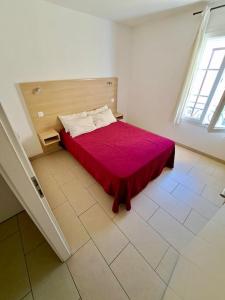 Postel nebo postele na pokoji v ubytování Appartement Vue Mer