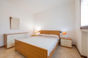Voodi või voodid majutusasutuse Andrei Flat - free parking & Verona toas